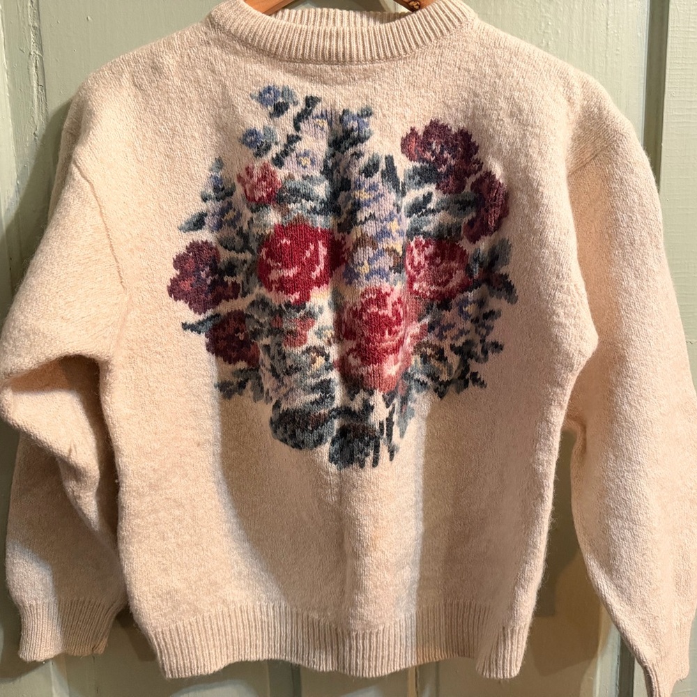Northern Reflections Cream Floral Sweater